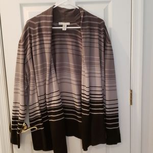 Striped Sweater Cardigan
